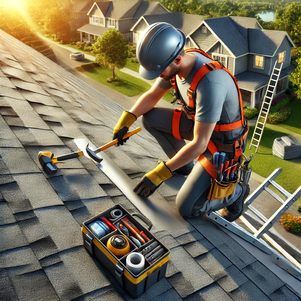 Professional roof installation process in Harrison